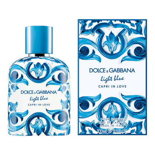 Dolce & gabbana light blue capri in love